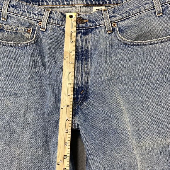 Levi Strauss 550 Jeans Mens Size 34x31 Straight Relaxed Faded Distressed‎ Denim - Picture 5 of 15